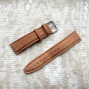 Leather Suede watch strap EUC